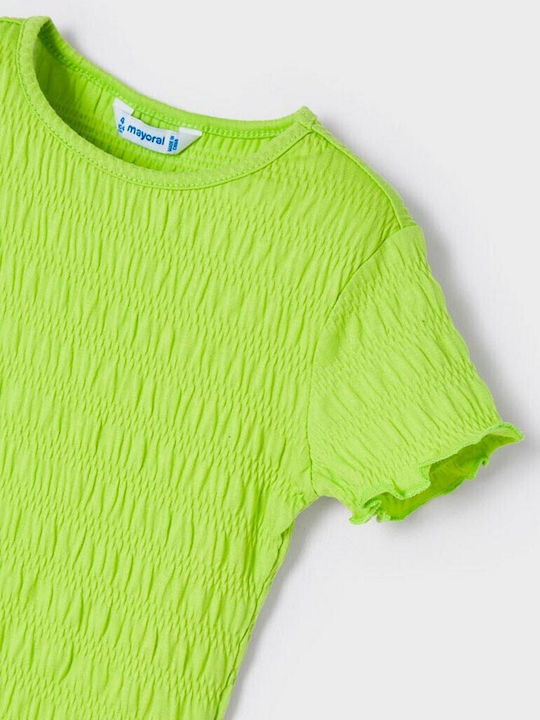 Mayoral Kids Blouse Short Sleeve Green