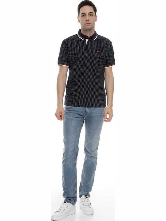 S Polo T-Shirt Marineblau
