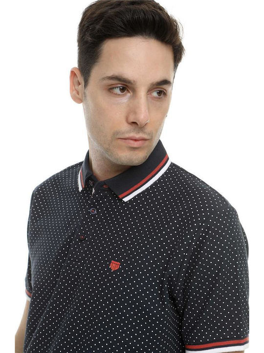 S Polo T-Shirt Marineblau