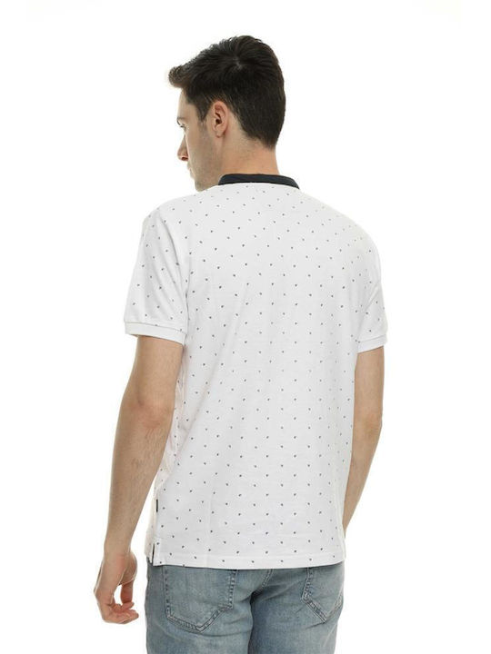 Double S Men's Short Sleeve T-shirt White