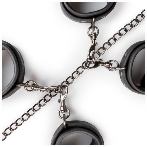 Easytoys Neck & Limb Restraint Set in Black Color 3pcs