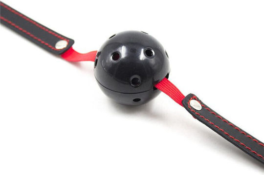 Toyz4lovers Breathable Ball Gag Stretch Намордник в Черен Цвят