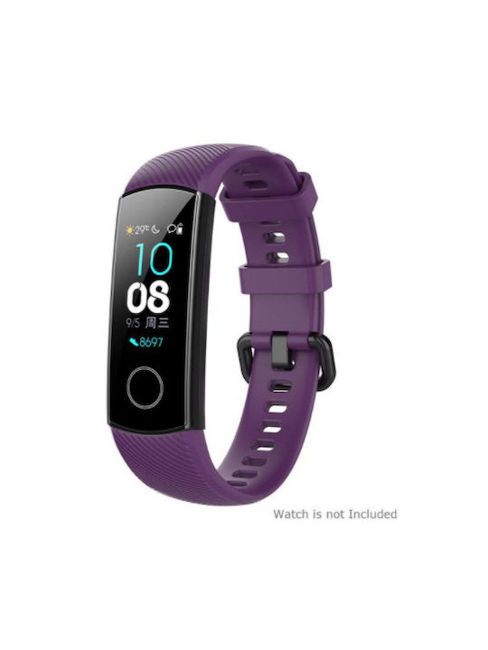 Striped Λουράκι Μωβ (Honor Band 4/5)