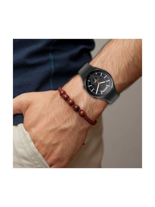 Каишка Силикон Черен (Галакси Уотч (46мм) / Гиър С3Huawei Watch GT/GT Pro 2/3/4/5 / Ultimate 46mmАмазфит Стратос)
