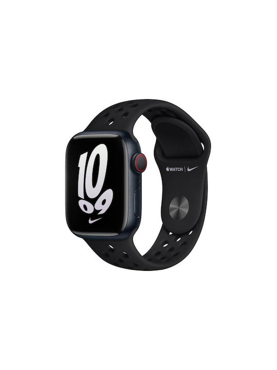 Apple Nike Sport Band Каишка Силикон Черен (Apple Watch 38/40/41/42mm)