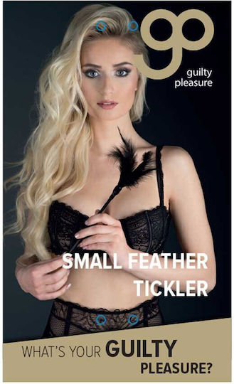 Guilty Pleasure Small Feather Tickler Feather for Tickling in Black Color