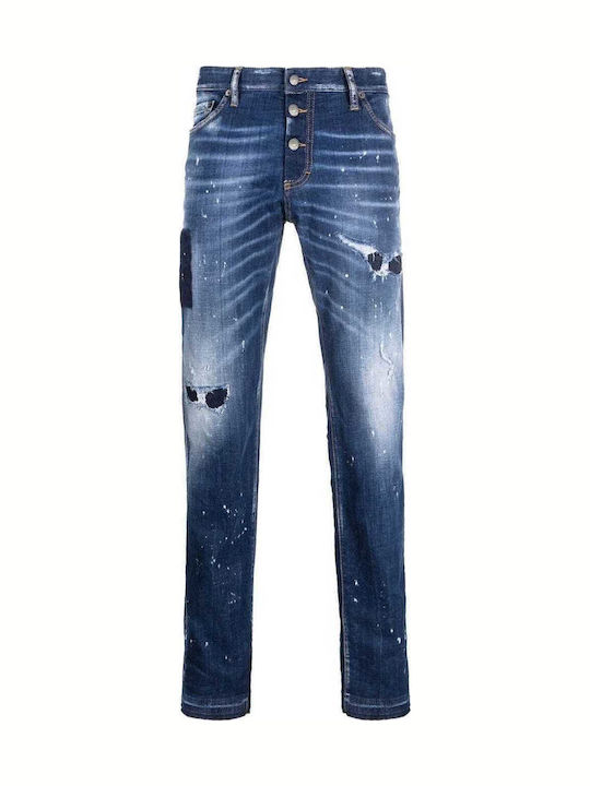 Pantaloni Jeans pentru Bărbați Albastru