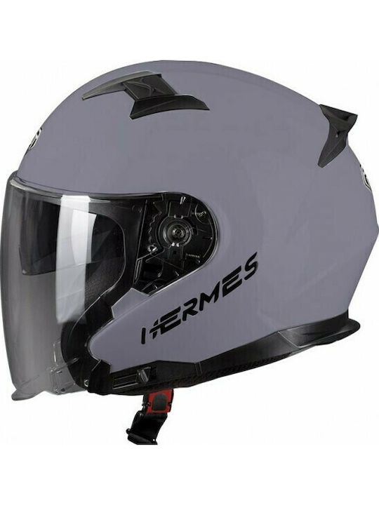 Pilot Hermes SV Jet με Sun Visor ECE 22.05 Nardo Gloss Pilot Hermes SV Jet με Sun Visor ECE 22.05 Nardo Gloss