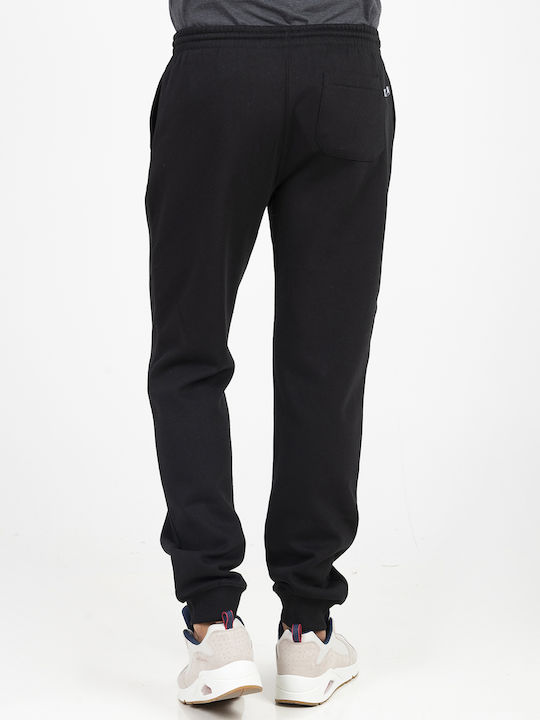 Herren-Sweatpants mit Gummizug Schwarz