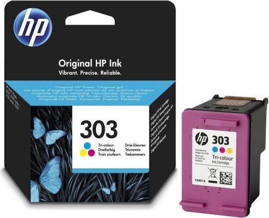 HP 303 Γνήσιο Μελάνι Εκτυπωτή InkJet Πολλαπλό (Color) (T6N01AE)