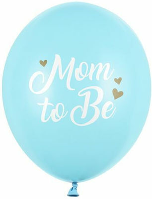 Μπαλόνια Baby Shower Mom to Be Μπλε 6τμχ