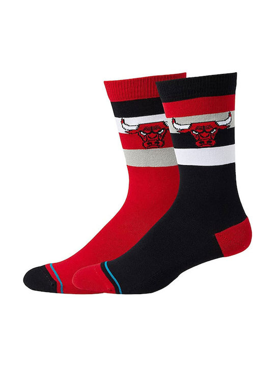 Stance NBA Bulls ST Μπασκετικές Κάλτσες Πολύχρωμες 2 Ζεύγη
