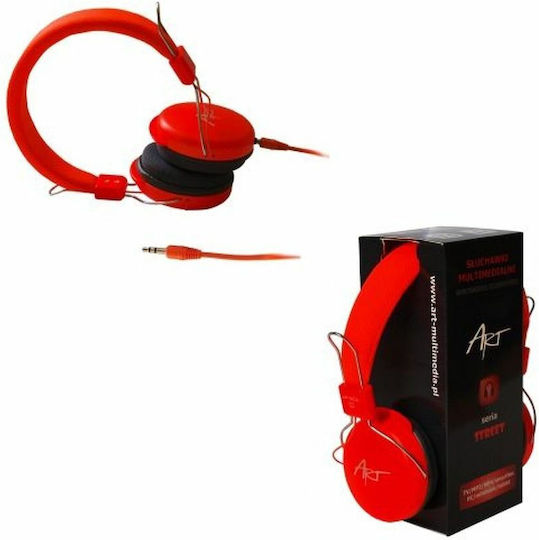 Art AP-60A Ενσύρματα On Ear Ακουστικά Πορτοκαλί