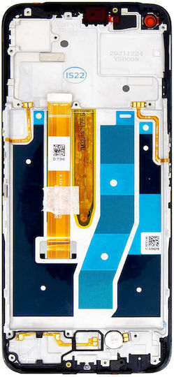Οθόνη Service Pack με Μηχανισμό Αφής και Πλαίσιο για Realme 9 Pro (Μαύρο)
