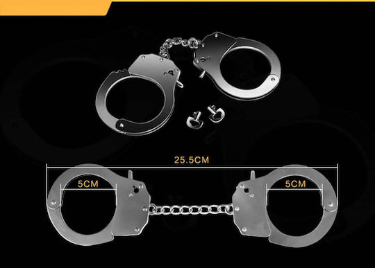 Lovetoy Fetish Pleasure Metal Hand Cuffs Handcuffs in Silver Color