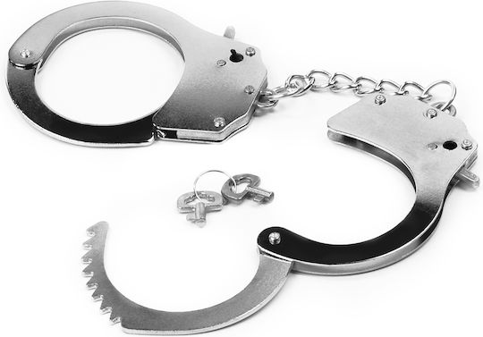 Lovetoy Fetish Pleasure Metal Hand Cuffs Handcuffs in Silver Color