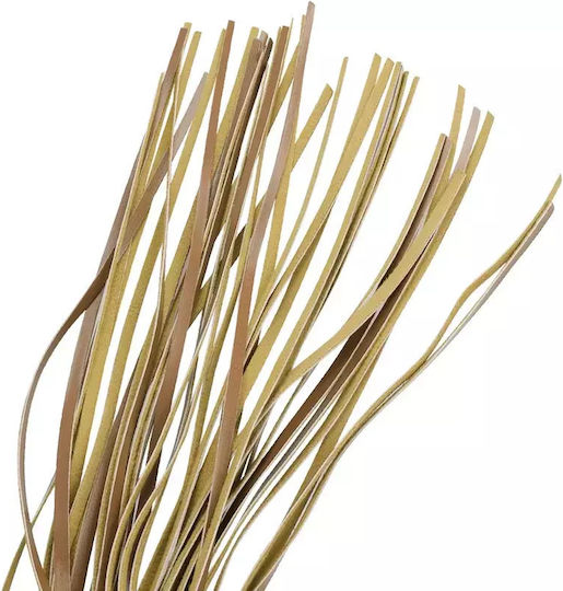 Fetish Submissive Flogger Vegan Leather Whip in Brown Color