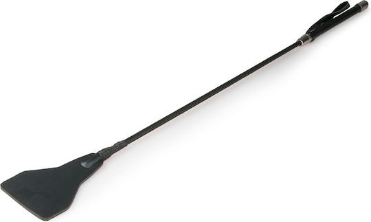 Easytoys Leather Whip Paddle in Schwarz Farbe