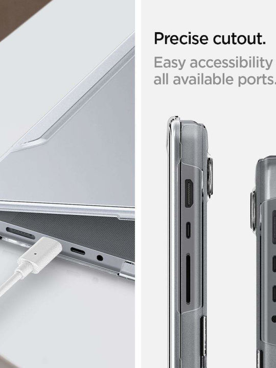 Spigen Sgp Thin Fit Case Apple Macbook Pro 16 M4 Pro M4 Max 2024 M3 Pro M3 Max M2 Pro M2 Max M1 Pro M1 Max 2023/2021 Transparent Acs04210