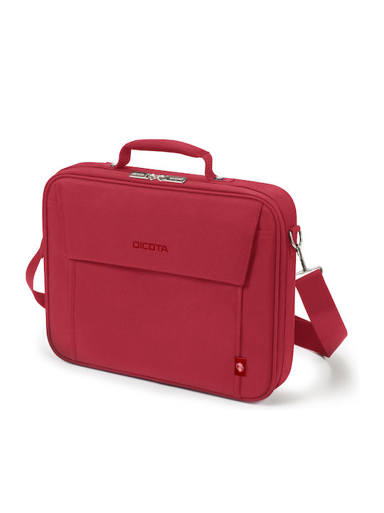 Dicota Eco Multi BASE Tasche Schulter / Handheld für Laptop 15.6" in Rot Farbe