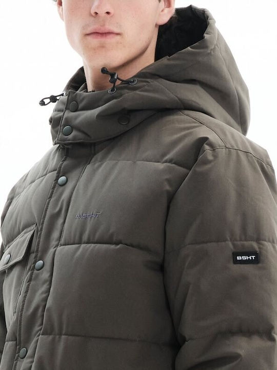 Χειμωνιάτικο Μπουφάν Puffer Olive