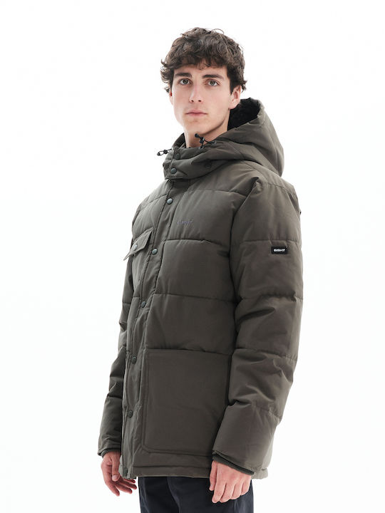 Χειμωνιάτικο Μπουφάν Puffer Olive