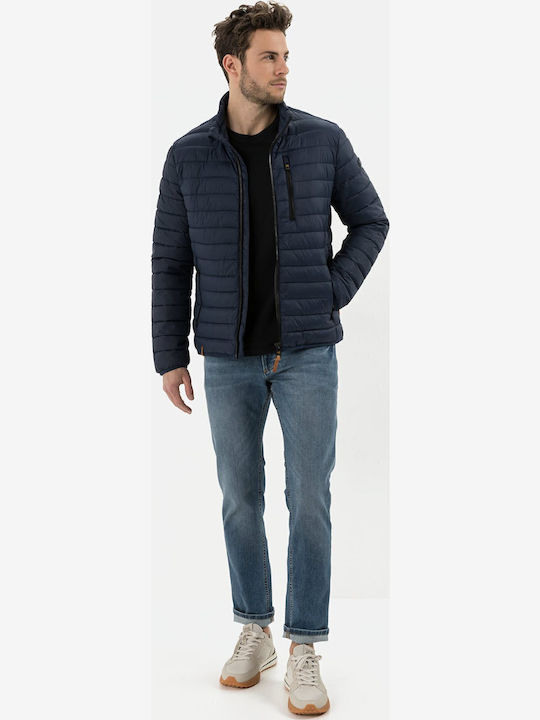 Χειμωνιάτικο Μπουφάν Puffer Navy Μπλε