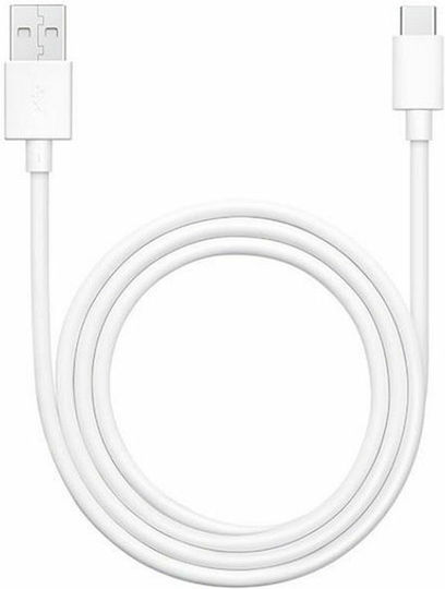 Oppo DL143 Редовна USB 2.0 Кабел USB-C мъжки - USB-A мъжки 20W Бял 1м