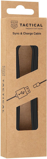 Tactical 010 USB 2.0 Cable USB-C male - USB-C 15W Μαύρο 0.3m 57983104154