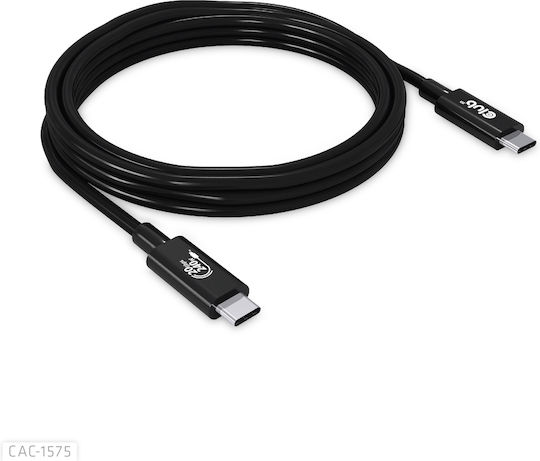 Club3D USB 4 Video Cable USB-C male - USB-C 240W PD Μαύρο 2m CAC-1575