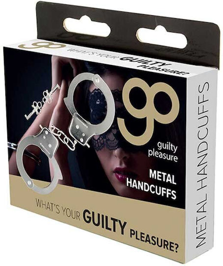 Guilty Pleasure Metal Handcuffs Белезници в Сребрист Цвят