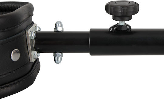 Zado Leather Spreader Bar Μπάρα Ακινητοποίησης σε Μαύρο Χρώμα