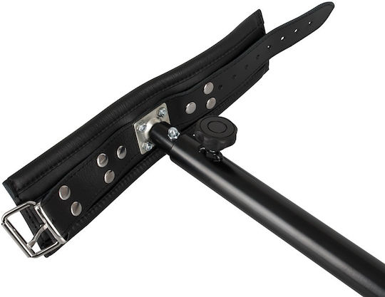 Zado Leather Spreader Bar Μπάρα Ακινητοποίησης σε Μαύρο Χρώμα