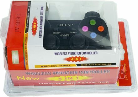 Lehuai 988C Wired Gamepad for PC / PS3 Black