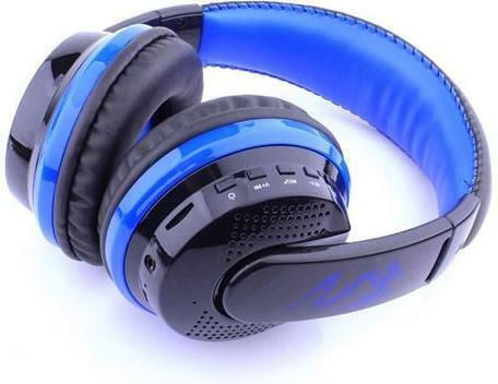 Ovleng MX666 Fără fir Over Ear Gaming Headset cu conexiune Bluetooth Albastru