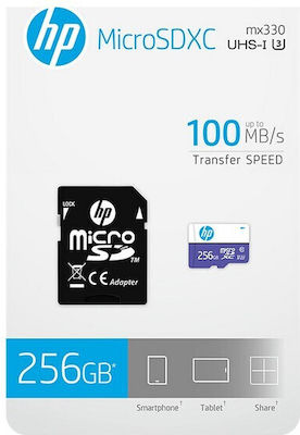 HP microSDHC 256GB Clasa 10 U3 UHS-I