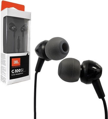 JBL C100SI In-ear Handsfree with 3.5mm Connector Black