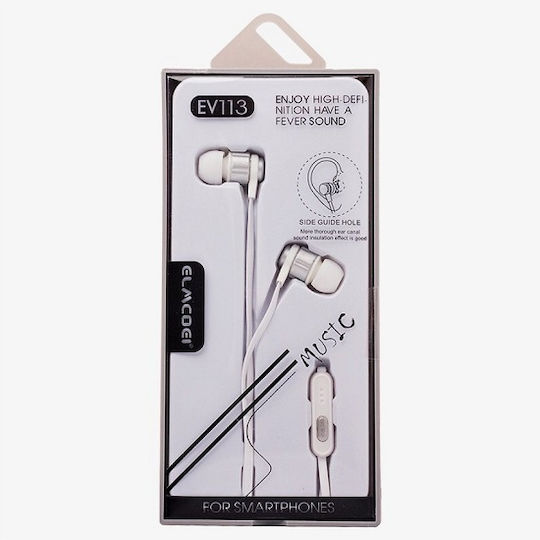 EV 122 In-Ear Freihändig Kopfhörer mit Stecker 3.5mm Weiß