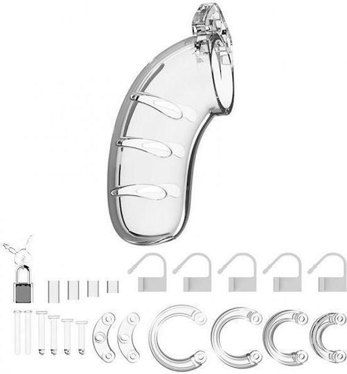 Shots Mancage Model 03 Chastity Клетка за Пенис в Прозрачен Цвят
