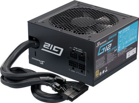 Seasonic G12 GM 550W Black Computer Power Supply Semi Modular 80 Plus Gold