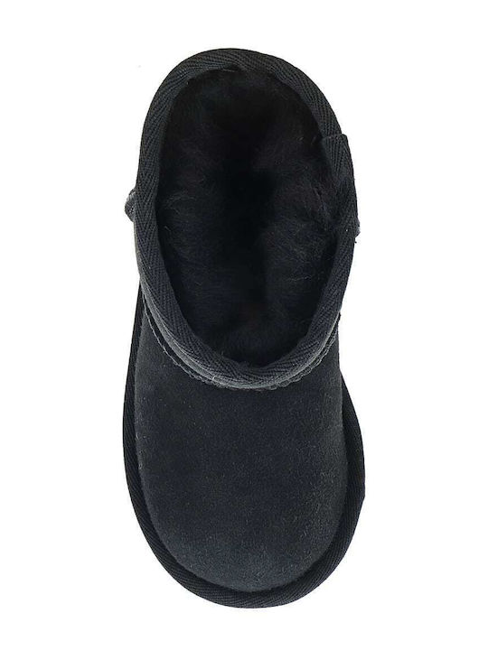 Classic II Suede Kids Boots Black