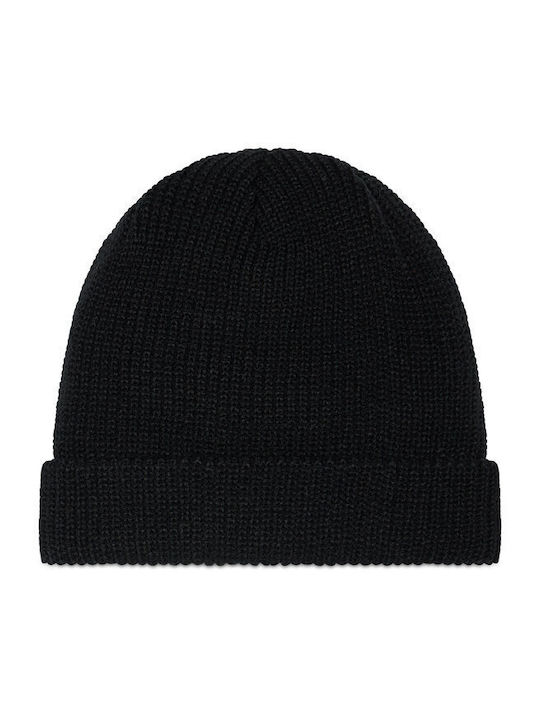 Volcom Full Stone Ribbed Beanie Cap Black D5832202-BLK