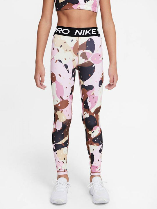 Nike Leggings pentru Copii Sport Lung Multicolor Dri-Fit