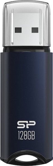 Silicon Power Marvel M02 128GB USB 3.2 Stick Blau