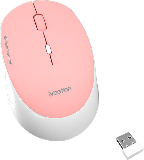 Meetion MT-R570 Ασύρματο Ποντίκι Ροζ