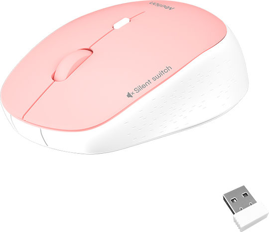 Meetion MT-R570 Wireless Ergonomic Mouse Pink