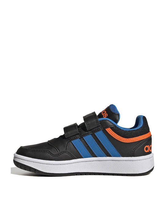 Hoops 3.0 Cf Kids Sneakers with Hoop & Loop Closure Black