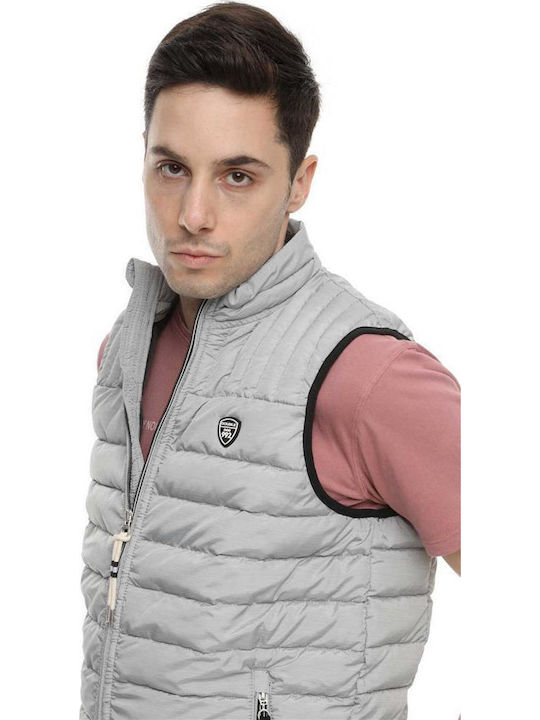 Sleeveless Jacket Puffer Gray