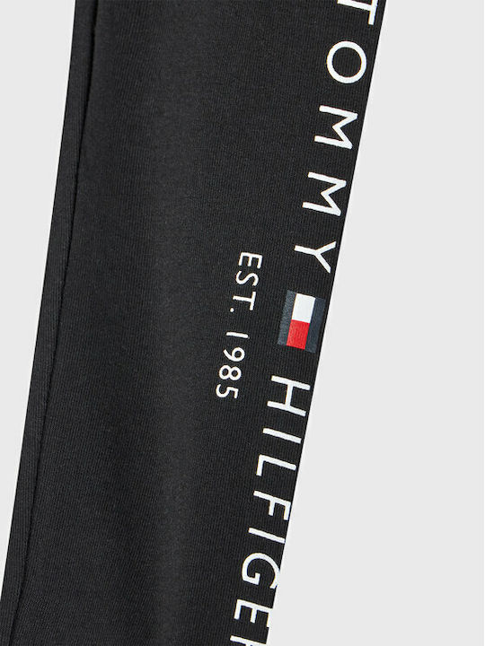 Kinder Leggings Lang Schwarz Essential