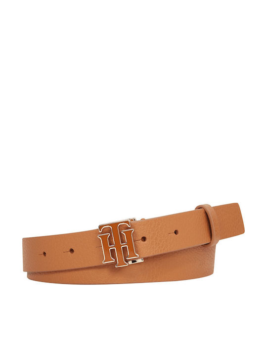 Tommy Hilfiger Outline Leather Women's Belt Brown